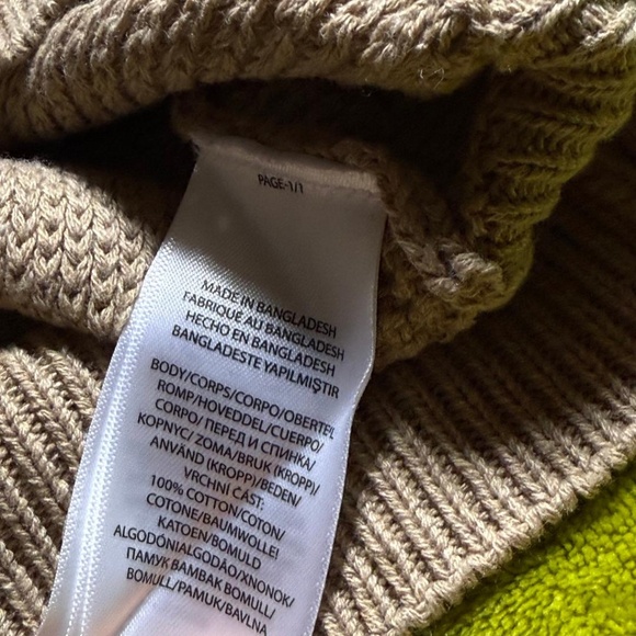 NWT Polo Ralph Lauren Men's Cotton Knit Crewneck Sweater  Light Brown Large - Picture 9 of 13